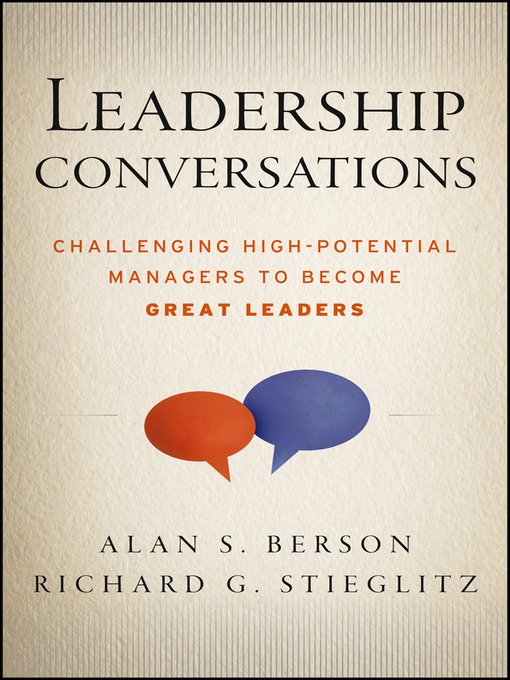 Title details for Leadership Conversations by Alan S. Berson - Available